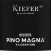 Pino Magma Réserve Trocken - Weingut Kiefer -Ferrari || Nautilus || Bree Sales kiefer pino magma reserve etikett