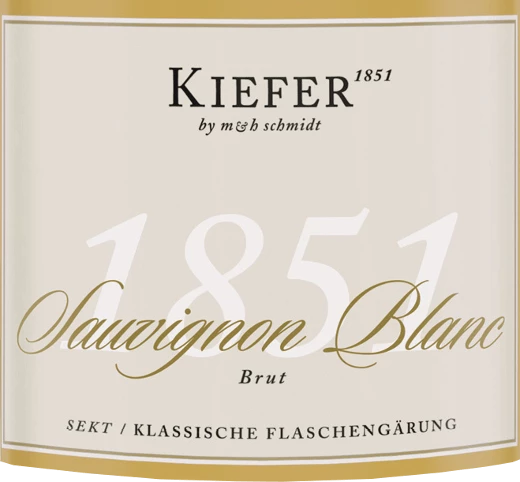 1851 Sauvignon Blanc Sekt Brut - Weingut Kiefer 4 1851 Sauvignon Blanc Sekt Brut - Weingut Kiefer - Image 2