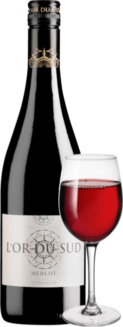 6er Vorteils-Weinpaket - L'Or Du Sud Merlot Pays D'Oc IGP - Les Vignobles Foncalieu