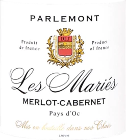 Les Mariés Merlot Cabernet - Parlemont