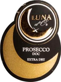 Luna D'Or Prosecco Spumante Extra Dry DOC - Le Contesse -Ferrari || Nautilus || Bree Sales luna d or prosecco spumante le contesse label