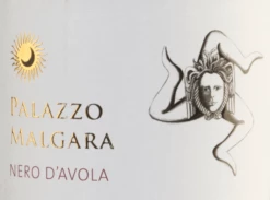 Nero D'Avola Terre Siciliane IGT - Palazzo Malgara -Ferrari || Nautilus || Bree Sales malgara nero avola etikett
