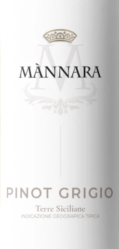 Pinot Grigio Weiß IGT Terre Siciliane - Mànnara
