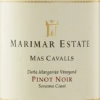 Mas Cavalls Pinot Noir - Marimar Estate -Ferrari || Nautilus || Bree Sales marimar mas cavalls pinot noir etikett