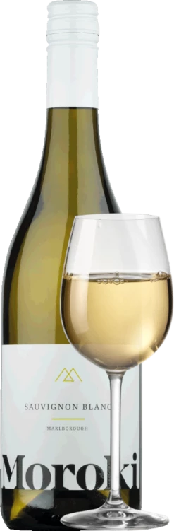9x Vorteils-Weinpaket Sauvignon Blanc - Moroki Wine -Ferrari || Nautilus || Bree Sales moroki sauv blanc glass