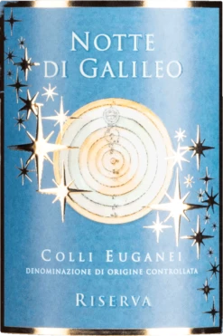 Notte Di Galileo Rosso Riserva Colli Euganei DOCG - Cantina Colli Euganei 5 Notte Di Galileo Rosso Riserva Colli Euganei DOCG - Cantina Colli Euganei -Ferrari || Nautilus || Bree Sales notte di galileo cantina colli euganei label