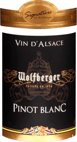 Pinot Blanc Signature - Wolfberger -Ferrari || Nautilus || Bree Sales pinotblancsignature etikett