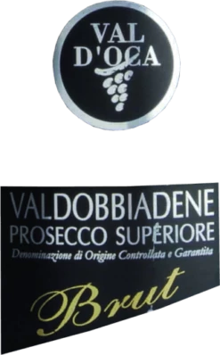 Prosecco Superiore Nero Brut Valdobiadene DOCG - Val D'Oca