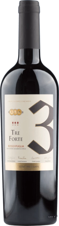 Tre Forte Rosso Puglia IGT - I Quattro Conti