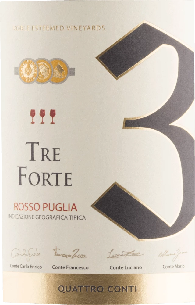 Tre Forte Rosso Puglia IGT - I Quattro Conti 4 Tre Forte Rosso Puglia IGT - I Quattro Conti - Image 2