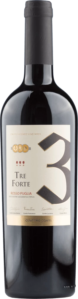 Tre Forte Rosso Puglia IGT - I Quattro Conti 3 Tre Forte Rosso Puglia IGT - I Quattro Conti