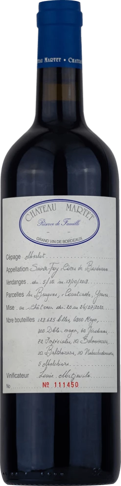 Réserve De La Famille Rouge AOC - Château Martet SCEA