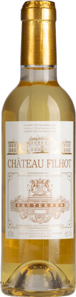 Sauternes Grand Cru Classé 0,375 L Halbe Flasche - Château Filhot