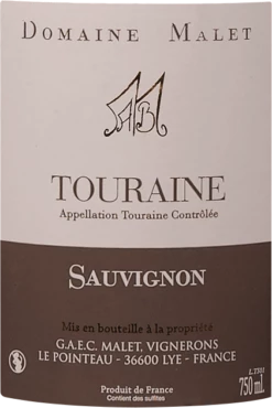 Sauvignon Blanc Touraine AOC - Domaine Malet