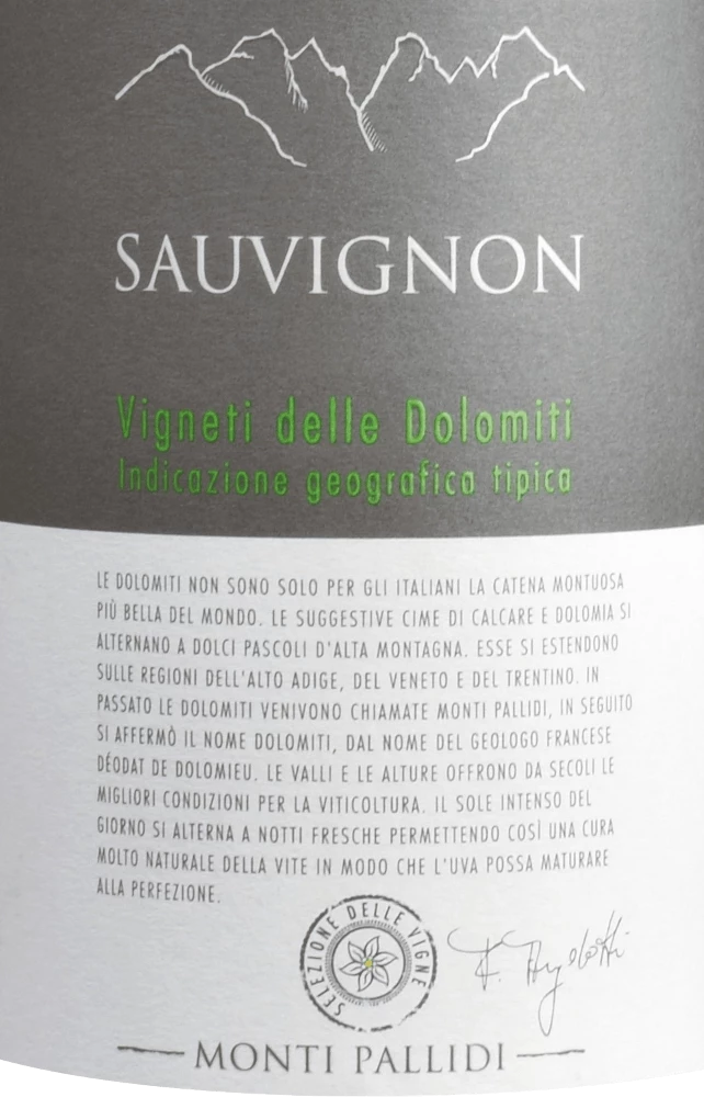 Sauvignon Blanc Vigneti Delle Dolomiti IGT - Monti Pallidi 4 Sauvignon Blanc Vigneti Delle Dolomiti IGT - Monti Pallidi - Image 2