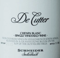 De Cutter Chenin Blanc - Markus Schneider