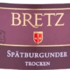 Spätburgunder Trocken - Bretz -Ferrari || Nautilus || Bree Sales spaetburgunder trocken bretz label