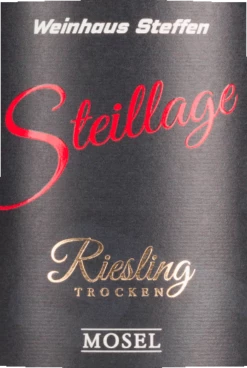 Steillage Riesling Trocken - Weinhaus Steffen -Ferrari || Nautilus || Bree Sales steillage riesling mosel weinhaus steffen etikett