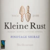 Kleine Rust Pinotage Shiraz - Stellenrust -Ferrari || Nautilus || Bree Sales stellenrust kleine rust pinotage shiraz etikett