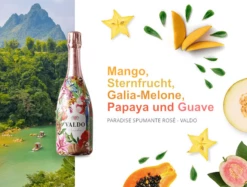 Paradise Spumante Rosé - Valdo 7 Paradise Spumante Rosé - Valdo -Ferrari || Nautilus || Bree Sales valdo paradise