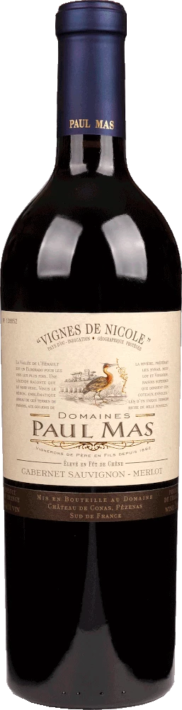 Vignes De Nicole Cabernet Sauvignon Merlot Pays 1,5 L Magnum - Domaine Paul Mas 3 Vignes De Nicole Cabernet Sauvignon Merlot Pays 1,5 L Magnum - Domaine Paul Mas