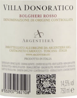 Villa Donoratico Bolgheri DOC - Tenuta Argentiera