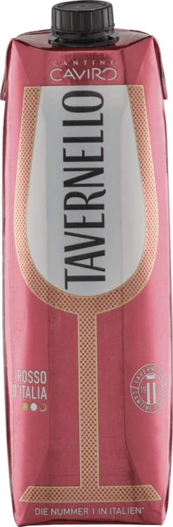 Tavernello Vino D'Italia Rosso 1,0 L - Tavernello