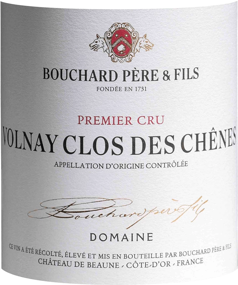 Volnay Clos Des Chênes 1er Cru Côte De Beaune AOC - Bouchard Père & Fils 3 Volnay Clos Des Chênes 1er Cru Côte De Beaune AOC - Bouchard Père & Fils