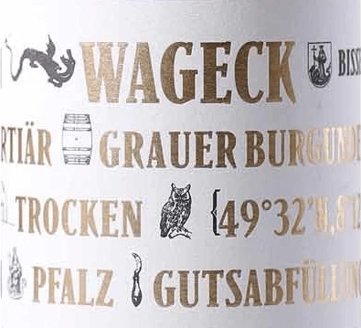Tertiär Grauer Burgunder - Weingut Wageck 3 Tertiär Grauer Burgunder - Weingut Wageck