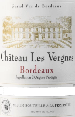 Bordeaux Rouge AOC - Château Les Vergnes