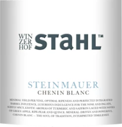 Steinmauer Chenin Blanc - Winzerhof Stahl